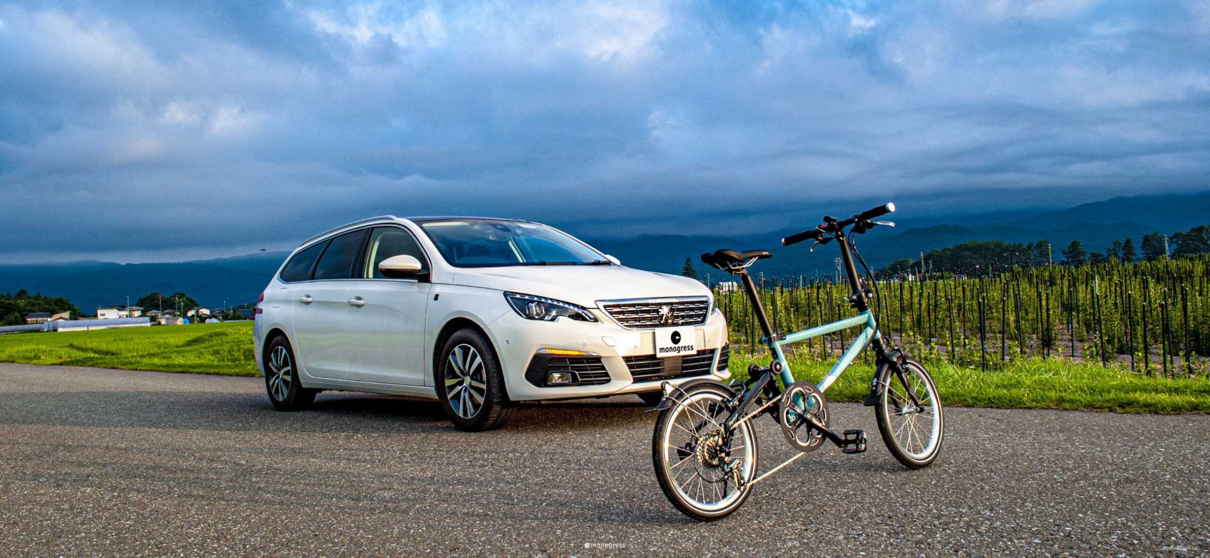 monogress トップ写真 Peugeot 308SW and Tyrell IVE