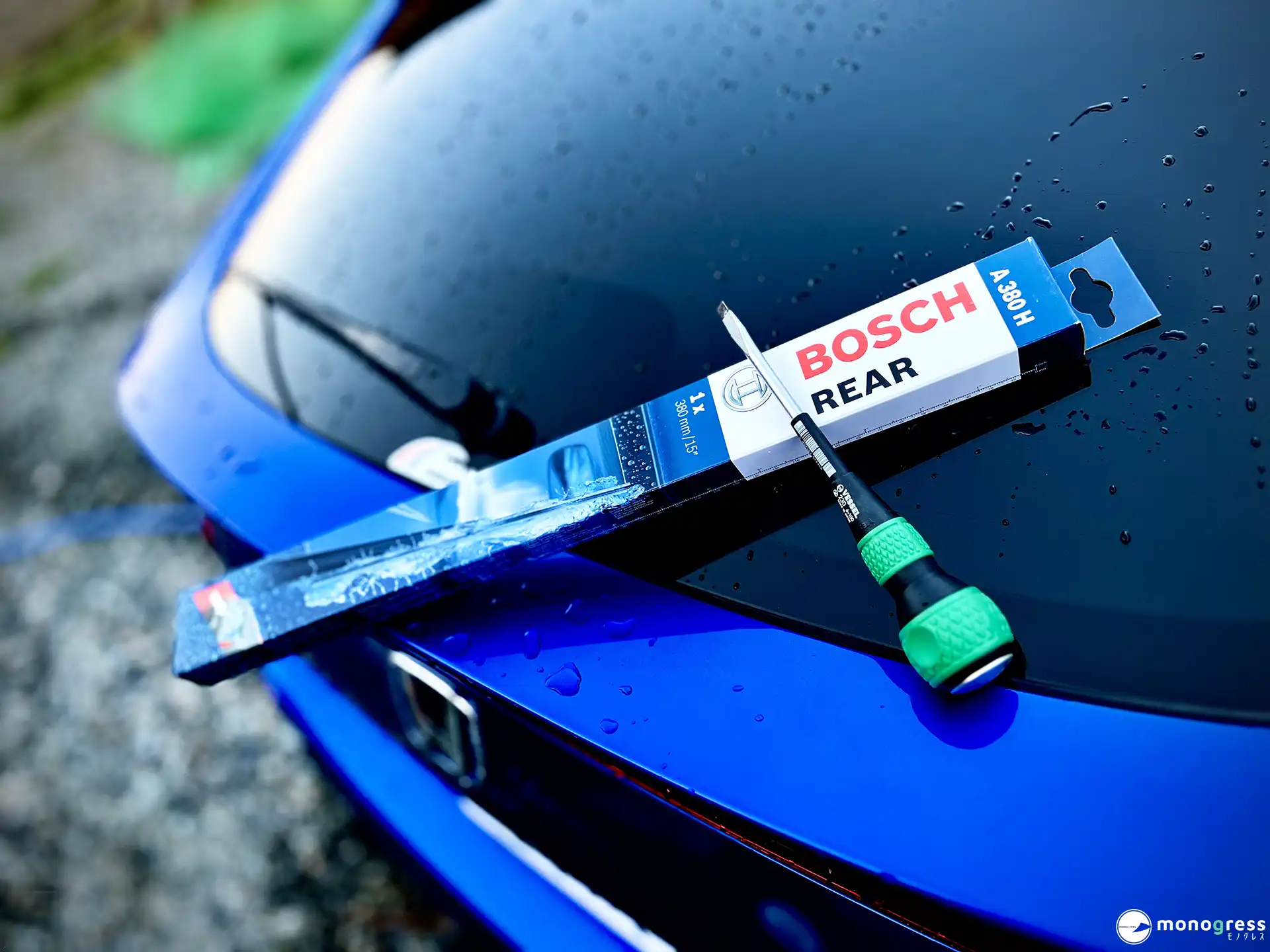 BOSCH A380H リアワイパーとドライバー