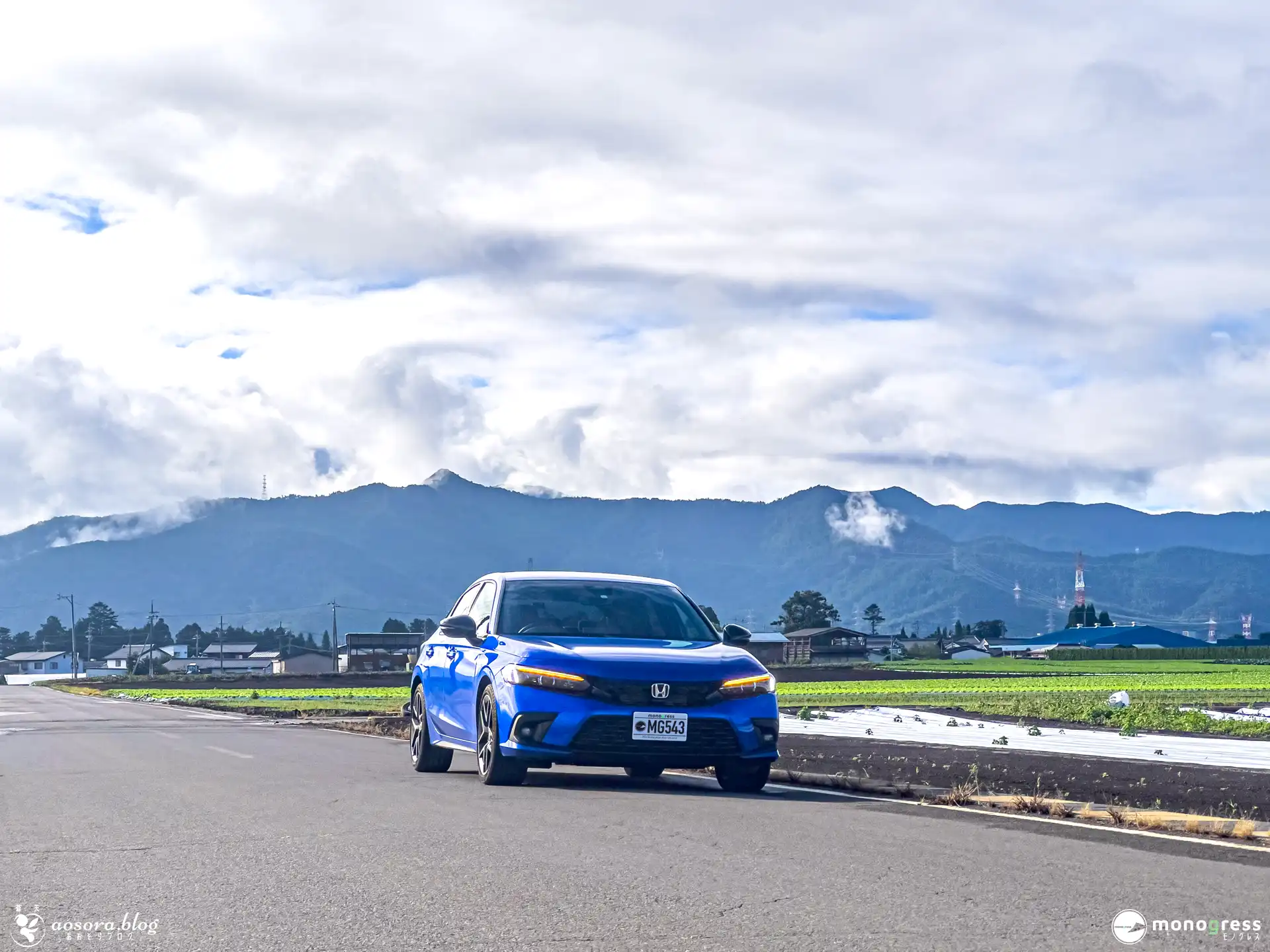 ホンダ・シビック 松本盆地にて