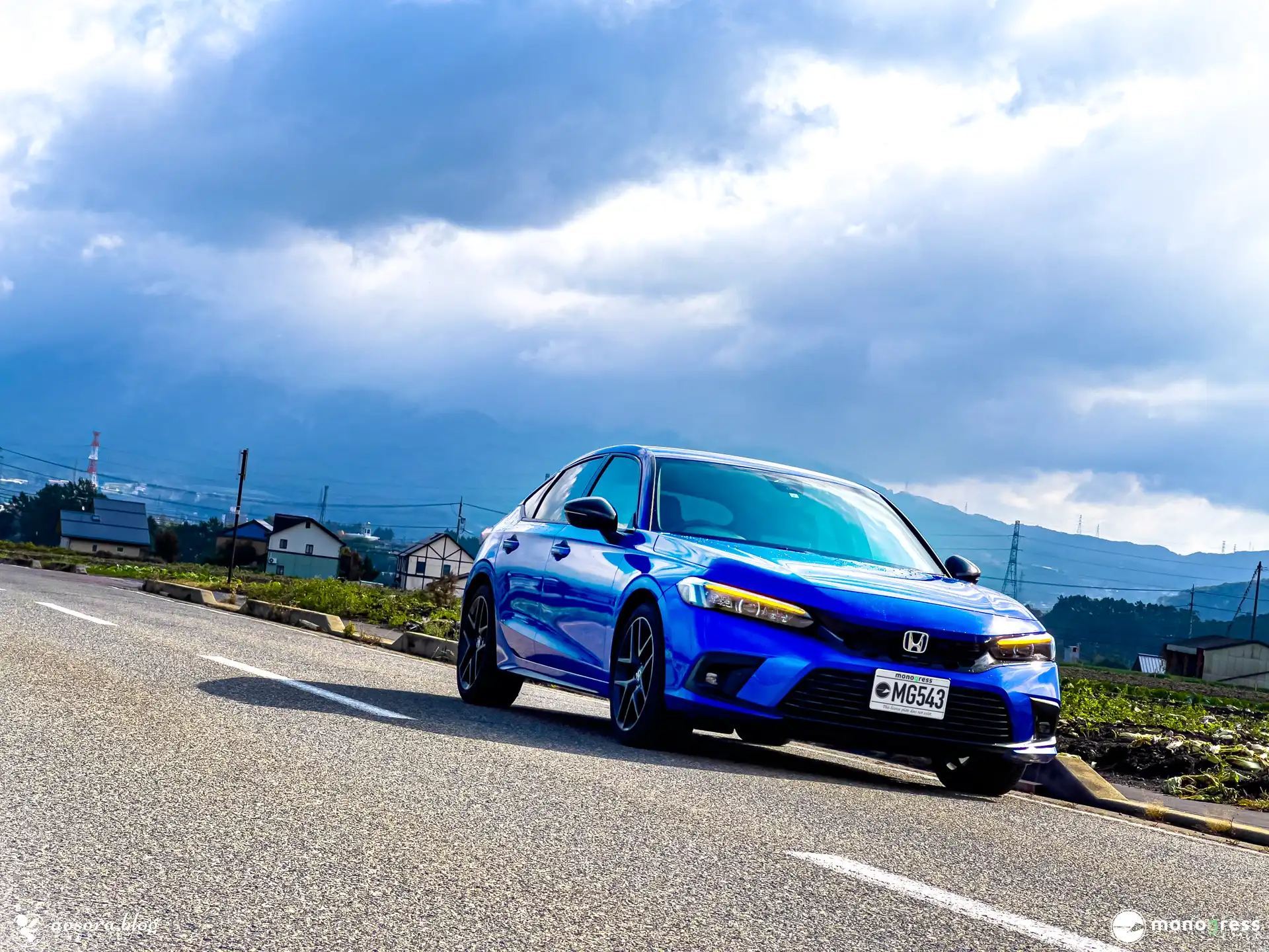 CIVIC FL4 と曇り空