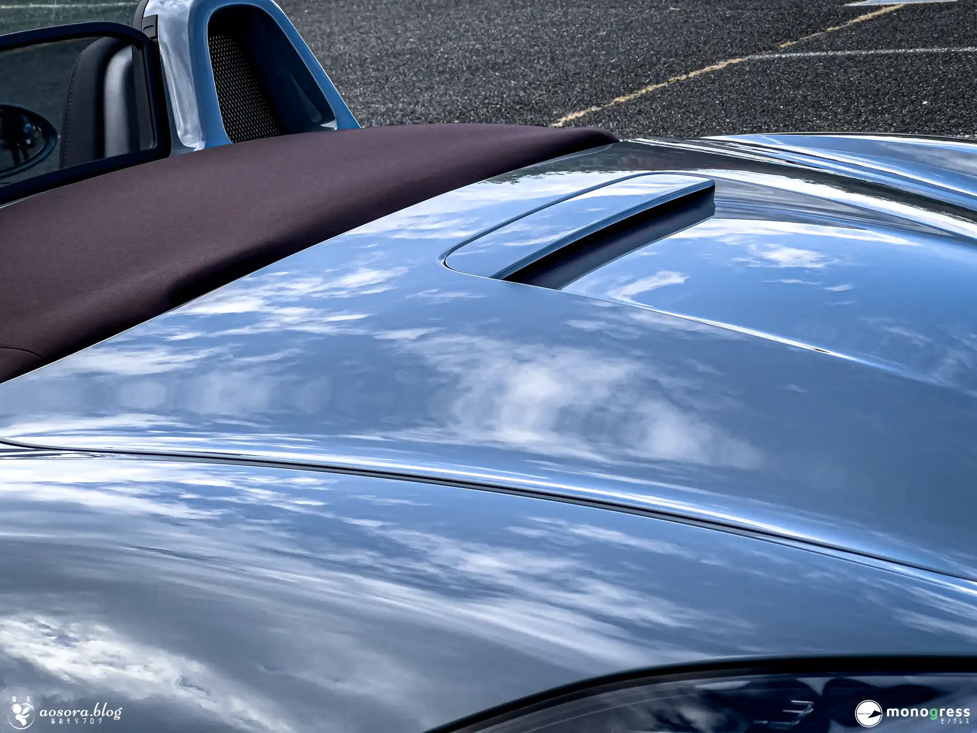 PORSHCE 718 Boxster GTS エンジンフード