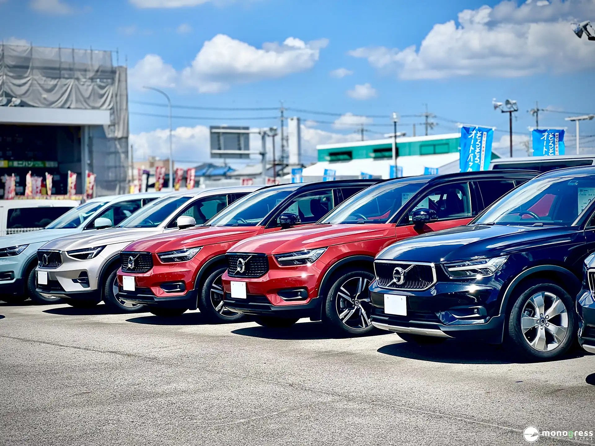 VOLVO XC40 がズラリと並ぶ
